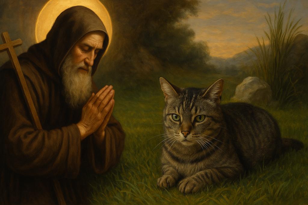 Preghiera a Sant'Antonio Abate per la Guarigione della Gatta "Selvaggina"